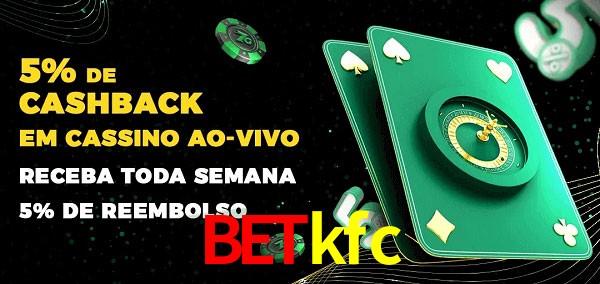 Promoções do cassino ao Vivo betkfc